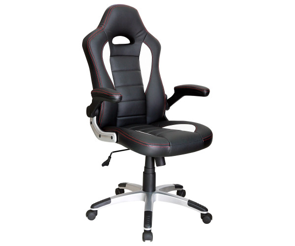 Kancelárske kreslo RACER čierna/biela Kancelárske kreslo RACER čierna/biela